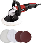 poets- en polijstmachine 230V 1200W rood (1717307)