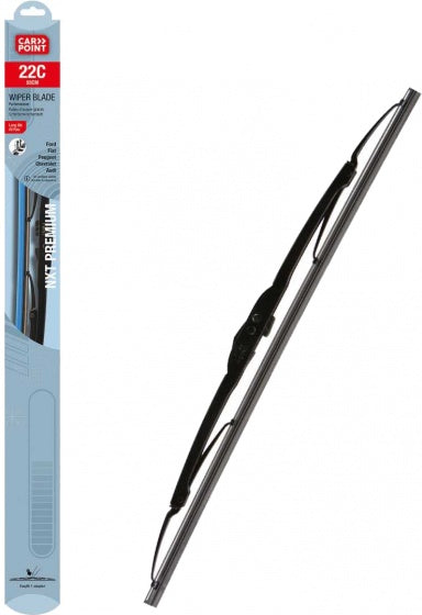 Carpoint ruitenwisser nxt premium 22c 55cm – natuurrubber – gegalvaniseerd stalen frame – eenvoudige installatie