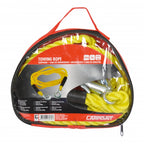 Carpoint Sleepkabel 5 ton 3 meter 18mm geel in zipperbag