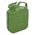 Carpoint benzinekan 5 liter metaal – stalen jerrycan – un gekeurd – groen
