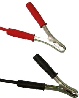 Carpoint startkabelset – voor 12 24 volt - kleur gecodeerde kabels – voor benzinemotoren tot 5500cc – voor dieselmotoren tot 3000cc – met geïsoleerde handgreep – kabellengte 2.5 meter