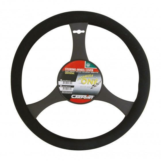 Carpoint stuurhoes auto - zwart - voor sturen met een diameter van 38 cm