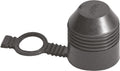 Carpoint trekhaakdop met rubber ring zwart