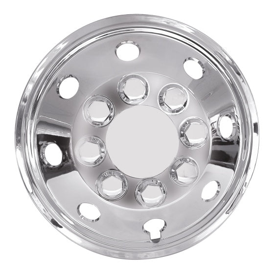 wieldoppen bol 14 inch ABS chroom set van 4
