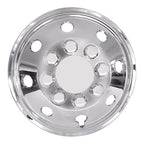 wieldoppen bol 14 inch ABS chroom set van 4