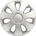 Carpoint wieldoppen racing 13 inch abs zilver set van 4