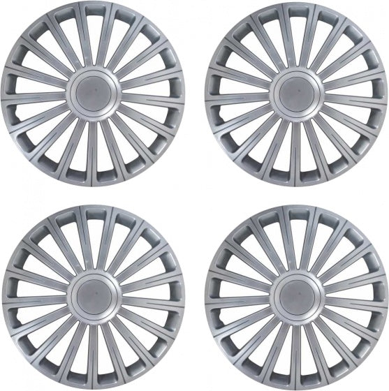 wieldoppen Radical Pro 15 inch ABS zilver set van 4