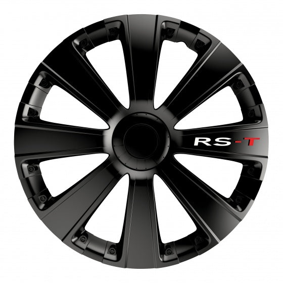 Carpoint autostyle wieldoppen 15 inch rs-t zwart - abs