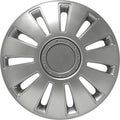 Carpoint wieldoppen silverstone 17 inch abs zilver set van 4