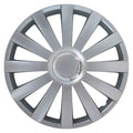 Gorecki carpoint wieldoppen spyder pro 14 inch abs zilver set van 4
