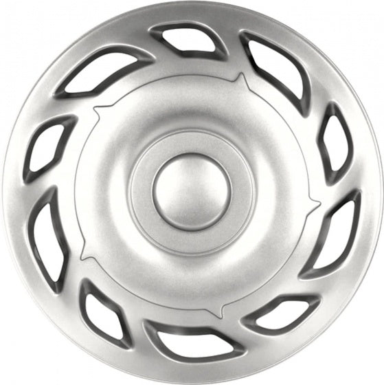 wieldoppen Tino 12 inch ABS zilver set van 4