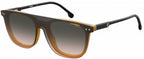 zonnebril 2023T/C unisex cat. 3 geel/grijs