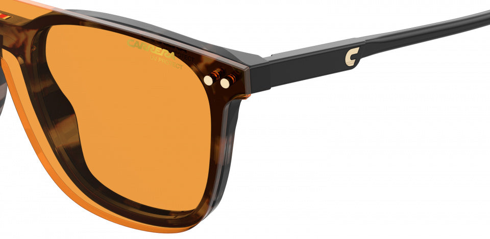 zonnebril 2023T/C unisex cat. 3 grijs/oranje