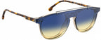 zonnebril 2024T/C unisex cat. 3 bruin/blauw