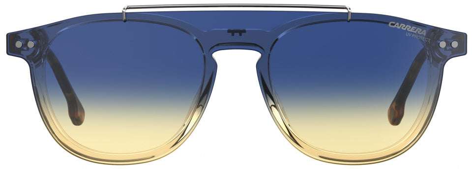 zonnebril 2024T/C unisex cat. 3 bruin/blauw