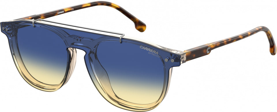 zonnebril 2024T/C unisex cat. 3 bruin/blauw