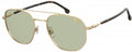 zonnebril 236/S unisex cat. 2 RVS piloot goud