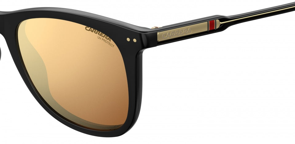 zonnebril 197/S unisex zwart met bruine lens