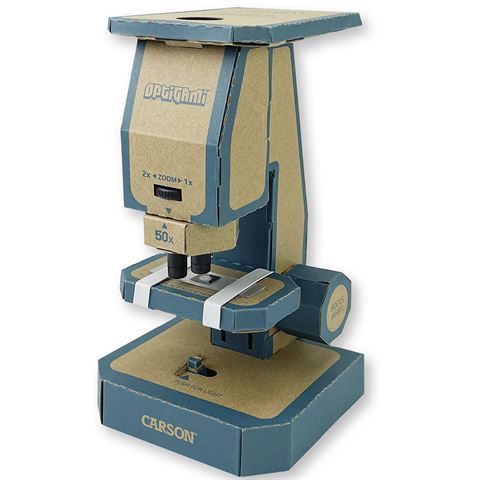 Carson Kids Optigami Doe-Het-Zelf Microscoop Kit
