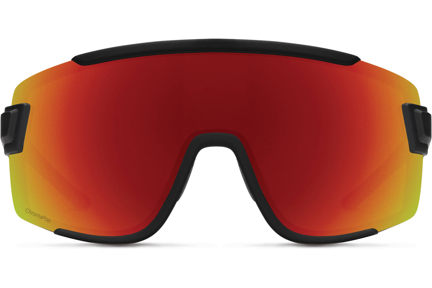 Smith Wildcat bril matte black chromapop red mirror
