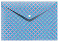 elastomap envelop 33 x 23,5 cm karton blauw