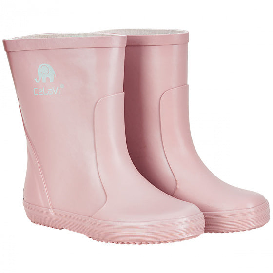 regenlaarzen Wellies junior rubber lichtroze maat 21