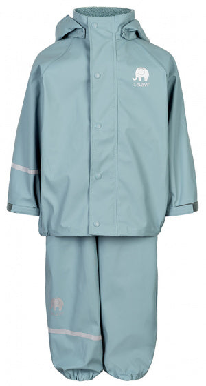 regenpak Basic junior polyester lichtblauw 2-delig mt 110