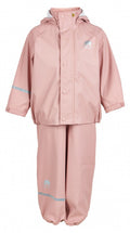 regenpak Basic junior polyester roze 2-delig maat 130