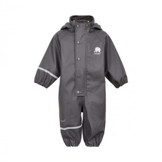 regenpak junior polyester grijs maat 80