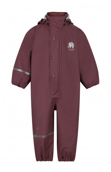 regenpak junior polyester donkerrood maat 110