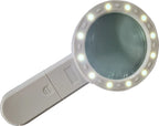 vergrootglas leeshulp 12 leds 30x wit