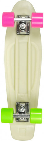 Choke Juicy Susi Glow skateboard 57 cm wit/glow-in-the-dark