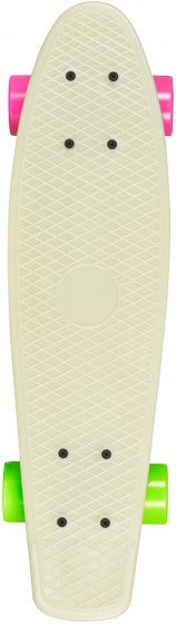 Choke Juicy Susi Glow skateboard 57 cm wit/glow-in-the-dark