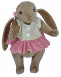 knuffelkonijn Greta junior 16 cm pluche bruin
