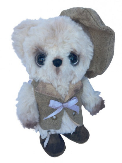 knuffelbeer Teddy Sharl junior 16 cm pluche beige