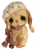 knuffelkonijn Aby junior 13 cm pluche bruin