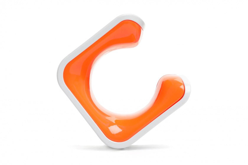 Clug roadie fiets clip voor de muur - wit oranje