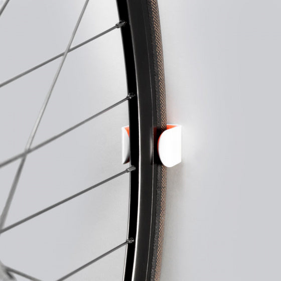 Clug roadie fiets clip voor de muur - wit oranje