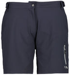 fietsbroek dames polyester/elastaan antraciet maat 34