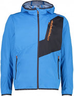 outdoorjas softshell heren polyester lichtblauw maat 3XL