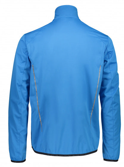 outdoorjas softshell light heren polyester blauw maat 4XL