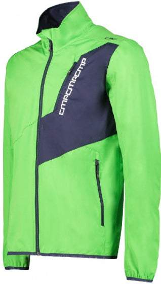 outdoorjas softshell light heren polyester groen maat S