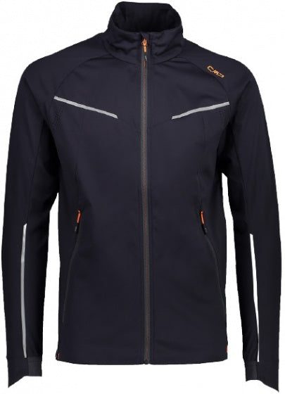 outdoorjas softshell lightweight heren polyester antraciet maat XXL
