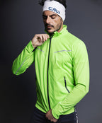 outdoorjas softshell lightweight heren polyester groen maat 4XL