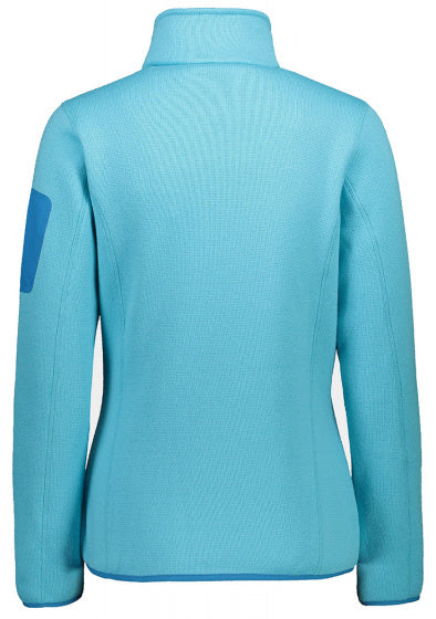 outdoorvest Knitted dames polyester aqua maat 34