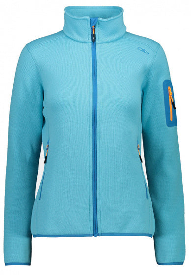 outdoorvest Knitted dames polyester aqua maat 34