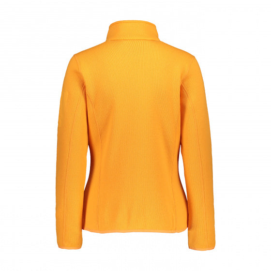 outdoorvest Knitted dames polyester oranje maat 34