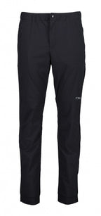 wandelbroek heren nylon stretch zwart maat M