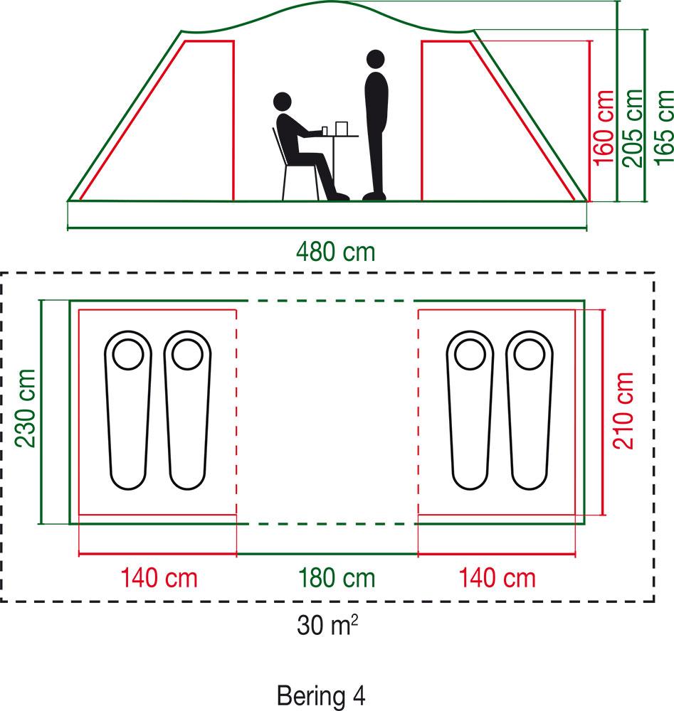 Coleman Bering 4 Tent