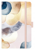 agenda 2022 Golden Shapes 14 x 9 cm papier roze